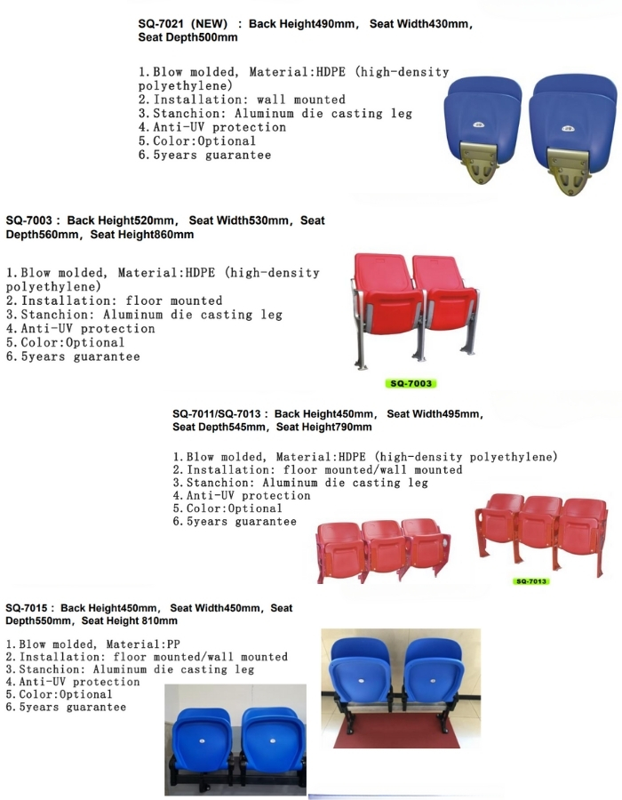 SQ-5001 Hollow Plastic Seat